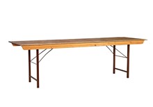 Bord i træ<br/>L:240 cm B:80 cm H: 72 cm