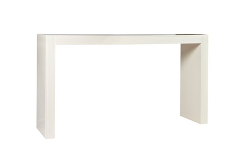 Samtalebord, hvid, b: 200 cm, d: 50 cm, h:110 cm